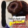 2023 New Fluffy Ball Head Hair Styling Tool - Lazy Hair Clip for Kids, Flower Bud Hairpin & Headdress Beauty Accessory