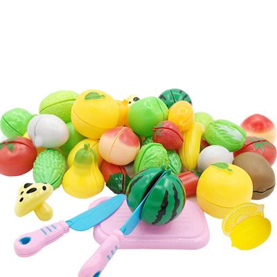 25pcs/set Cutting Toy Set Plastic Cutting  Tool With Fruits Vegetables