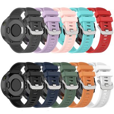 Watchband 20mm Silicone Strap for Garmin Forerunner 55 158 245 645 Smart Watch Band for Garmin Vivoactive 5 Venu 2 Plus