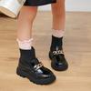 Children's Boots, Single Boots, Knitted Breathable Elastic Socks, Boots, Short Boots