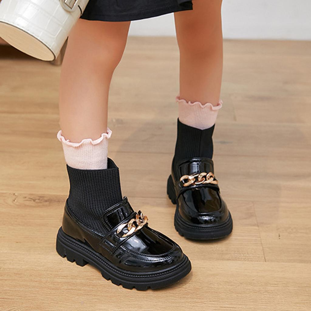 Children's Boots, Single Boots, Knitted Breathable Elastic Socks, Boots, Short Boots