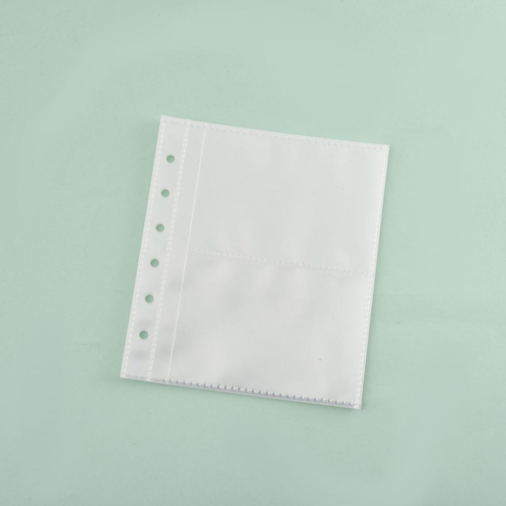 A5 A6 A7 A8 White Binder Po Card Collection Book Postcard Organizer Diary Notebook School Stationery