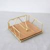 Table Tissue Storage Holder Outdoor Use Countertop Metal Desktop Ornament Tabletop Tissue Dispenser for Home Restaurant