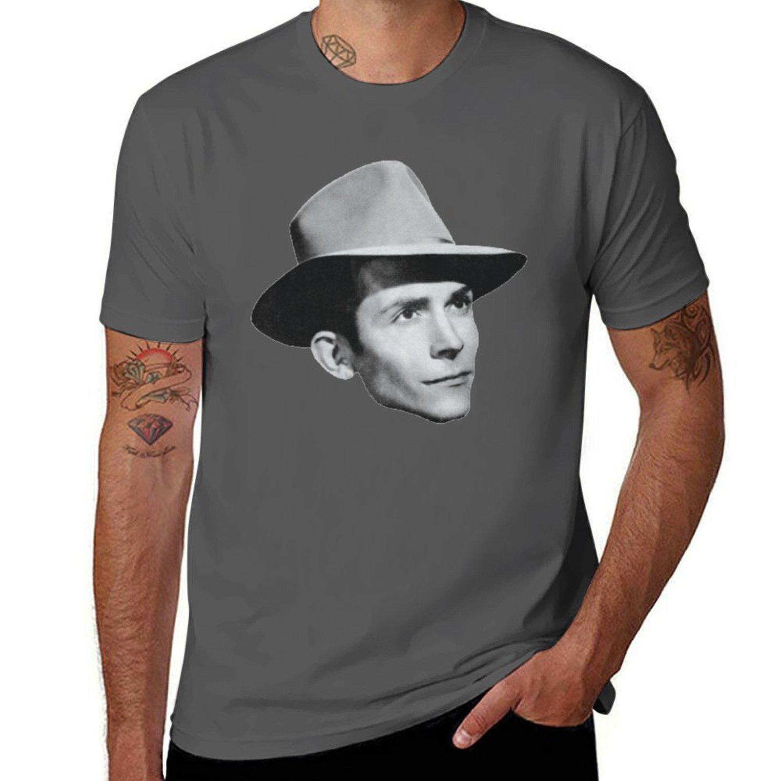 

Hank Williams - Photograph without Text T-Shirt t shirt personalised t shirt man designer T-Shirt 4XL