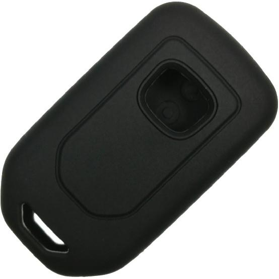 Qty(2) Alegender Black Silicone Smart Key Fob Cover Case Skin Protector for 2013 2014 2015 2018 Honda Accord EX EX-L Touring Civic 4 Buttons Smart