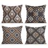 African Ethnic Geometric Floral Pattern Pillowcase For Living Room Cushion Cover Sofa Home Car Decoration 45x45cm