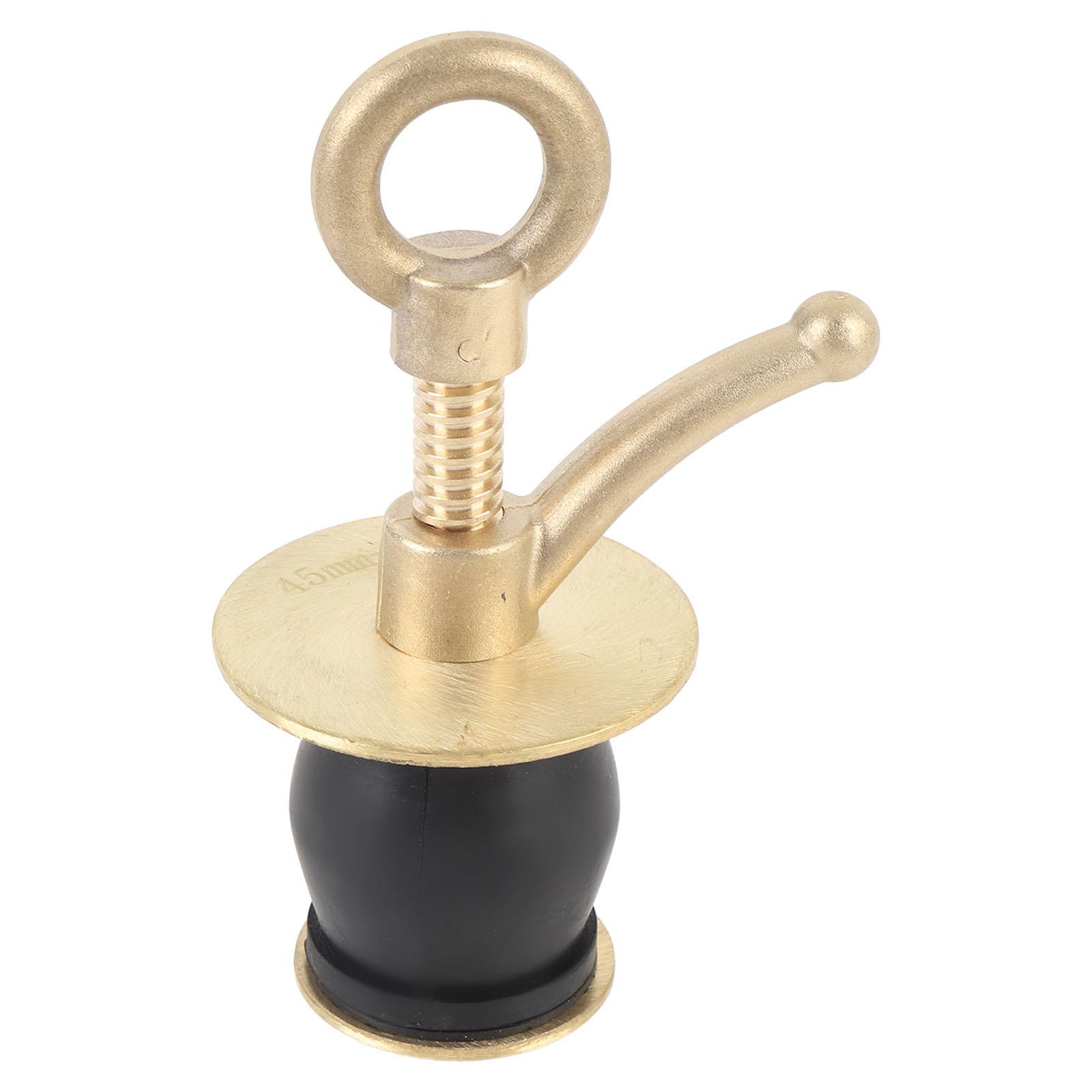 

Boat Deck Brass Plug IMPA232481 Compact Multifunctional Marine Rubber Drain Plug for Drain Hole Sewage Pipes
