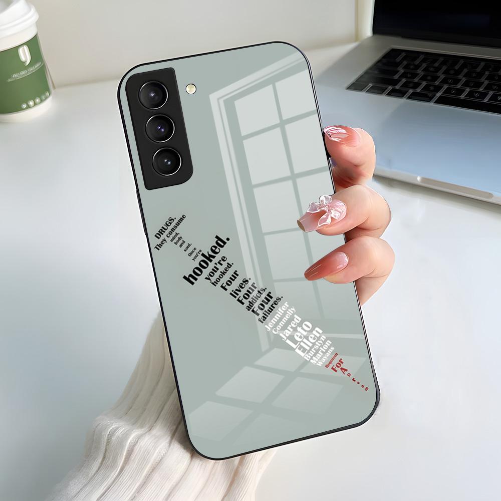 R-Requiem For A D-Dream Phone Case For Samsung A56 A36 A26 A16 A15 A25 A35 A55 A14 A34 A24 A54 Glass Case