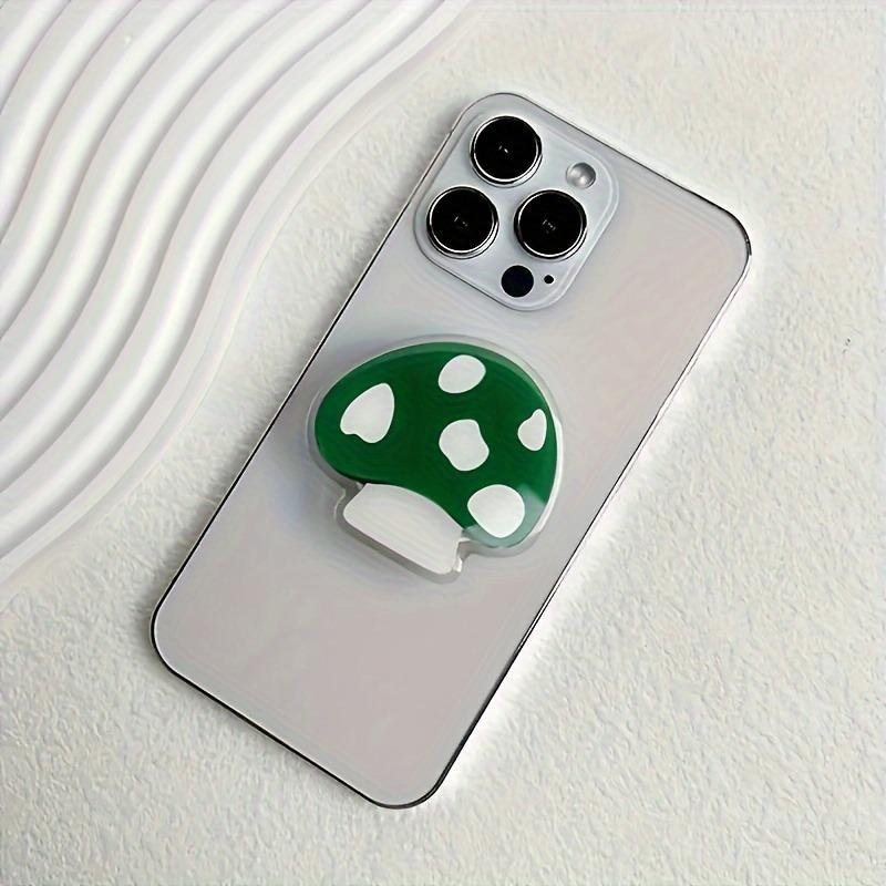Cute Mushroom Folding Expandable Mobile Phone Grip Holder Socket Pocket Support for iPhone Finger Ring Griptok Expanding Stand