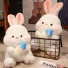 35cm Bottle Rabbit Plush Toy Handmade Doll Cartoon Anime Cute Pillow Cushion Thanksgiving Children's Birthday Gift Doll
