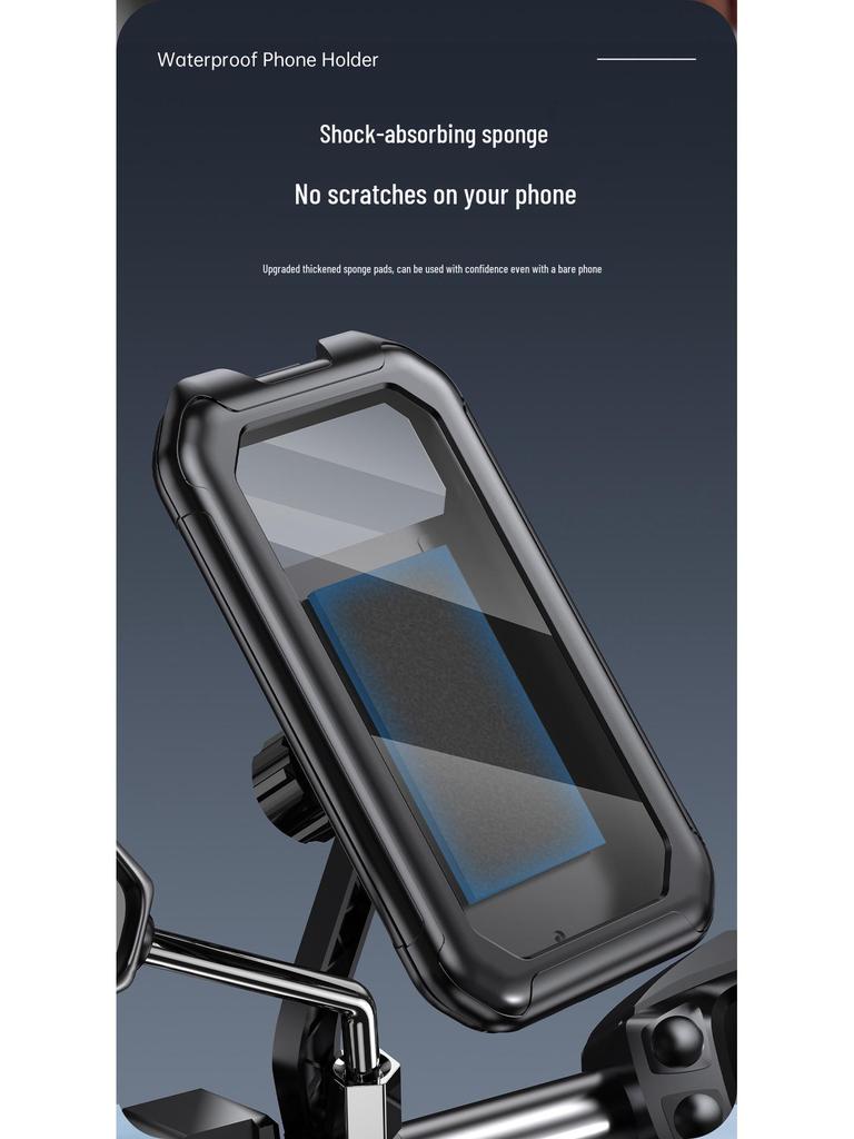 Universal Waterproof Bicycle & Scooter Phone Holder - 360° Adjustable Outdoor Navigation Mount