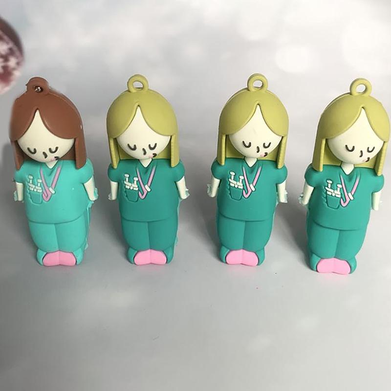 Niedliche Cartoon-Form Medizinische Ampullenflaschenöffner Krankenschwester Arzt Spezial Gummi Spritzenschneider Flaschenöffner Multifunktional