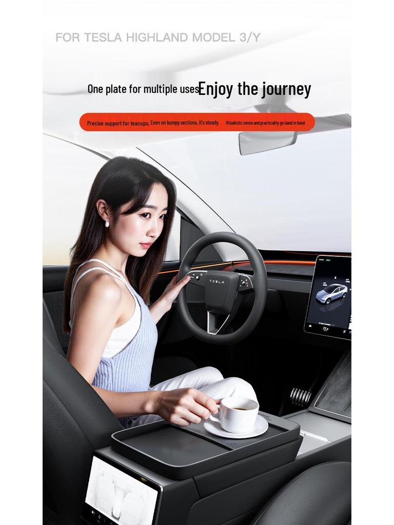 Tesla Model 3/Y Mittelkonsole Armlehne Aufbewahrungsorganizer