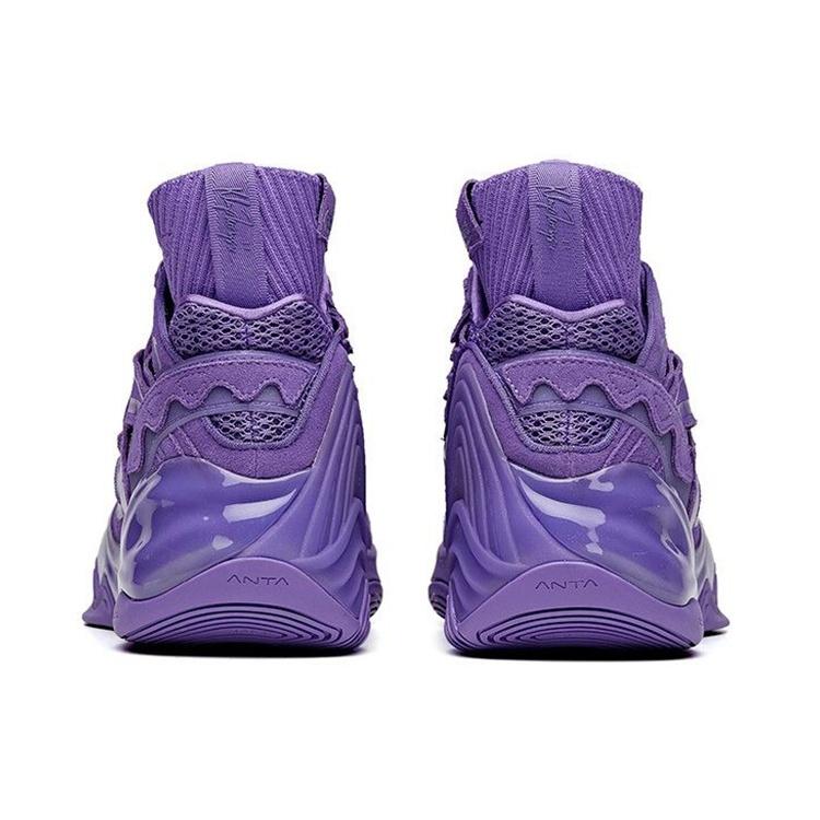 MARVEL X ANTA KT6 Basketball Shoes Men's High Top Palace Purple 112041102-5