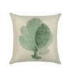 Hand-painted Marine Style Undersea Creatures Starfish Seahorse Seagrass Coral Linen Pillowcase Cushion Set Decorative Pillow