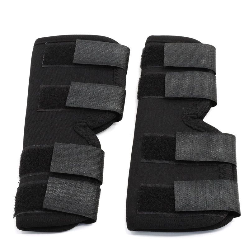 

Pet Supplies Pet Support Protective Gear Thigh Protective Cover Medium Large Dog Injury Supplies Protective Cover Dog Knee Pad Knee pads black 1 pair S-small