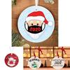 Delightful Personalised Lockdown Christmas Tree Ornament 2020 Quarantine Wooden Decor