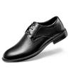 Spring and Autumn Men's Leather Shoes Men's Leather Breathable Trendy Business Formal Men's Shoes British Pointed-Toe Wedding Shoes