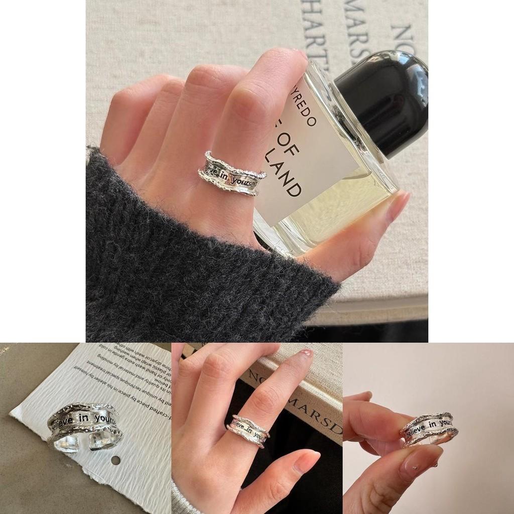 Trendy Geometric Adjustable Copper Ring For Women Chic Fashionable Accessory 2024