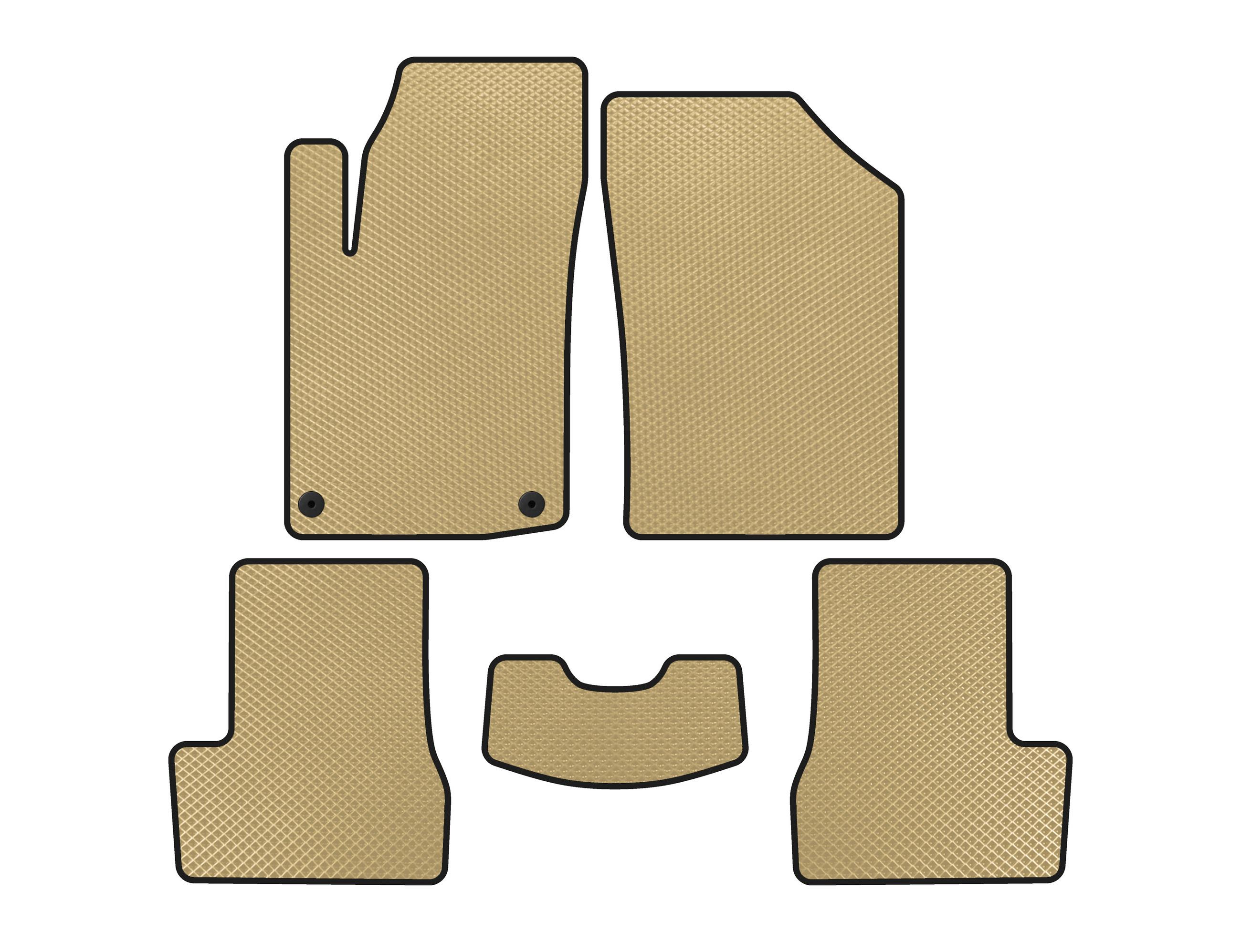 

EVA mats (HB, Beige) for Citroen C-3 2009-2016
