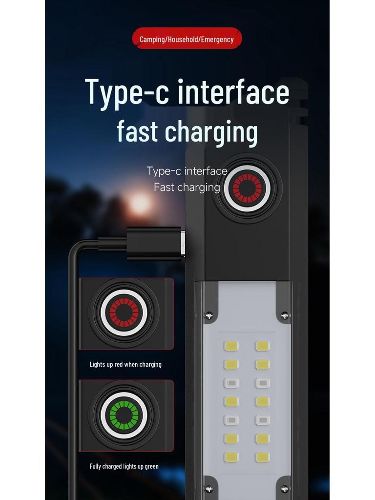 Rechargeable Mini Flashlight: Multifunctional Tent & Emergency Light for Camping & Home