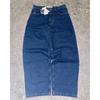 Mens Y2K Retro Loose Fit Denim Pants High Street Casual Punk Wide Leg Jeans Cotton Blend Mid-Rise Straight Cut