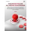 Game Joystick Wired-Bluetooth-compatible/2.4G Connection Arcade Game Console Rocker for