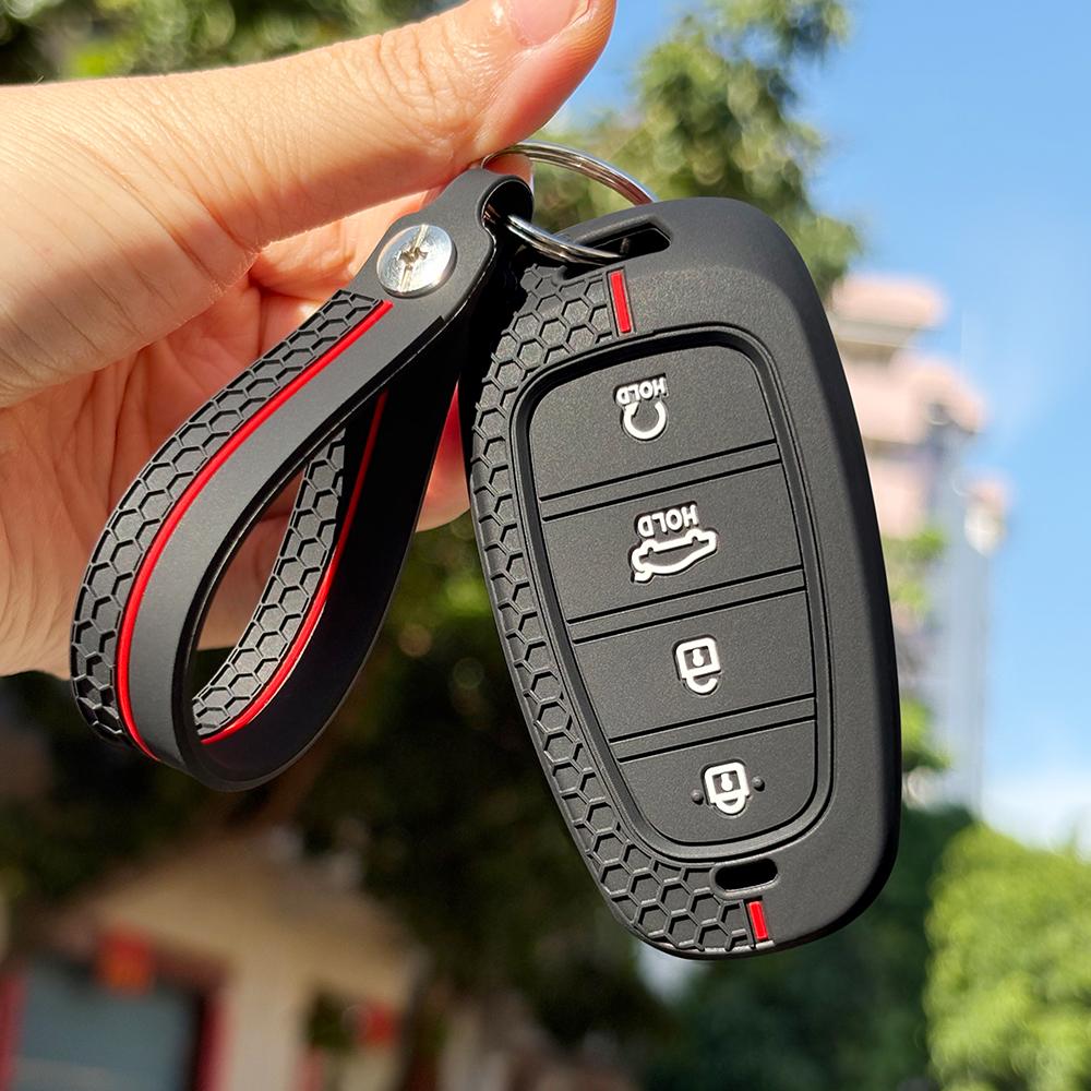 Remote Keychain For Hyundai NEXO Tucson NX4 Sonata Dn8 Azera Staria 2021-2024 Protect Key Shell Cover Case