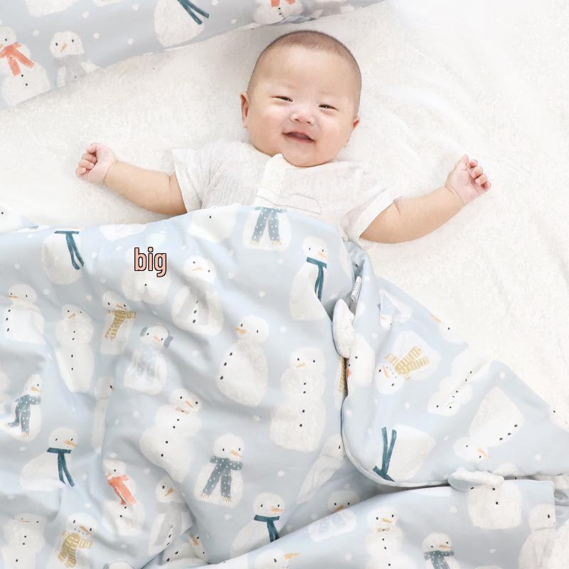 Newborn Mulberry Silk-Cotton Swaddle Blanket