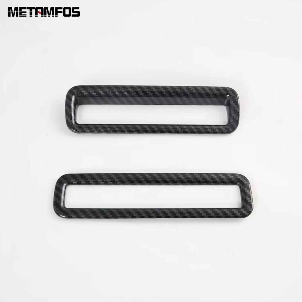 Interior Accessories For Nissan Qashqai J12 -2024 2025 Carbon Fiber Head Light Lamp Adjust Switch Cover Trim Car Styling