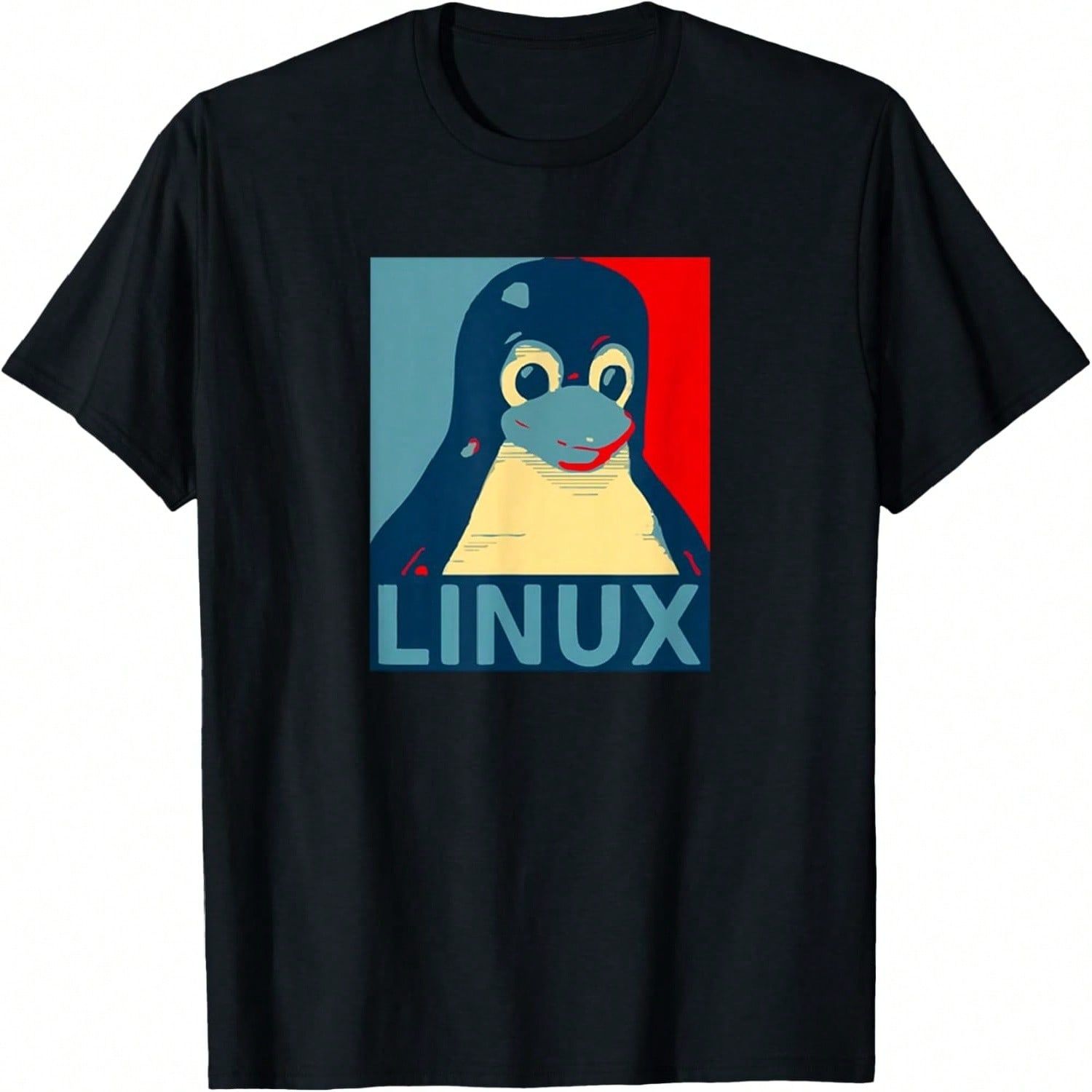 Футболка с графическим дизайном пингвина Tux из Linux S разноцветный