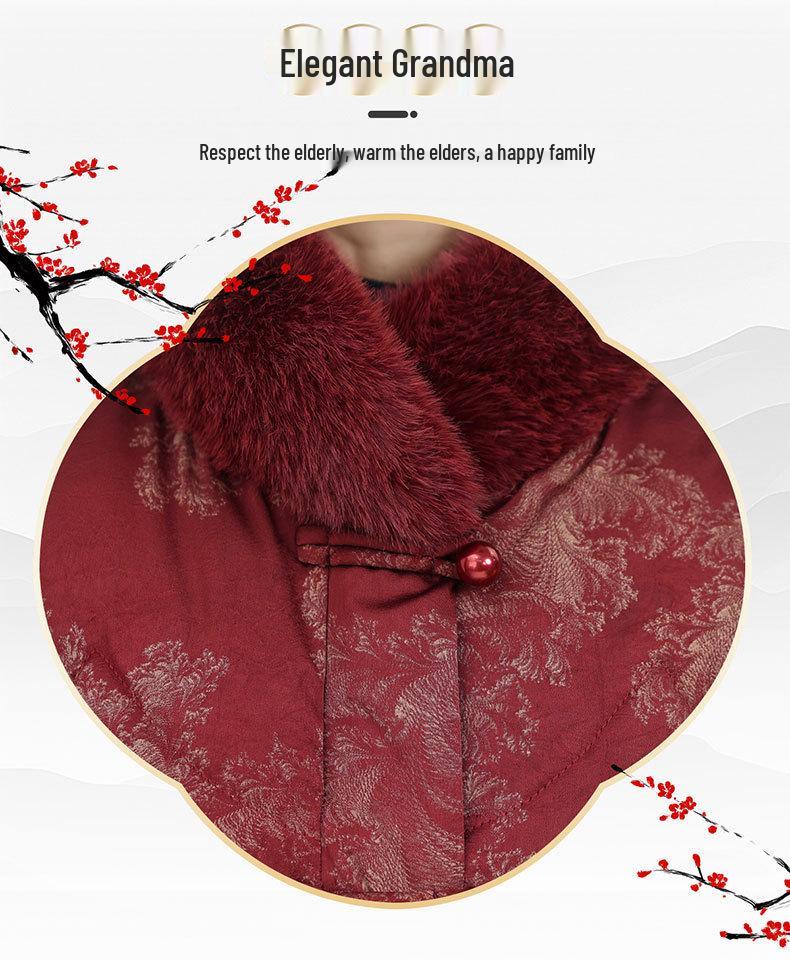 New Winter Cotton Jackets for Women & Grandmothers - Plus Velvet, Warm, Thickened Styles