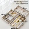 Three-Layer Acrylic Jewelry Storage Box - Drawer Style for Earrings, Rings, Necklaces, and Bracelets