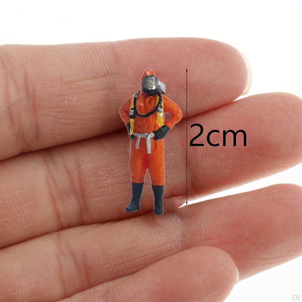 3 Pieces Miniature People Figure, Character Doll Role Play Simulation Toy, Tiny