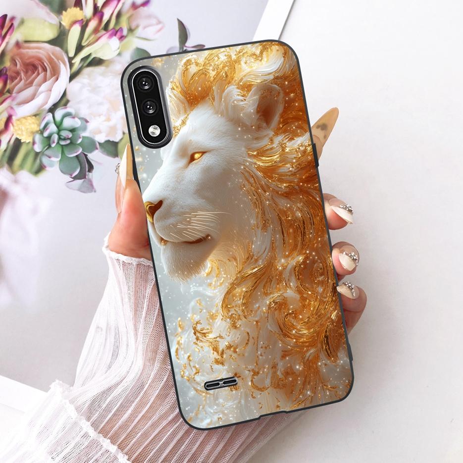 For LG K22 Case LM-K200 LMK200B Luxury Butterfly Tree Painted Cover Soft Silicone Phone Case For LG K22 K 22 LGK22 Fundas Bumper