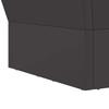 Fire Pit Black 40 X 40 X 35 Cm Steel
