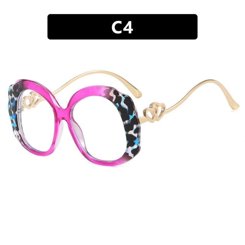 Butterfly Colorful Flat Mirror Anti-blue Light Love Ins Fashion Trend Glasses Frame Internet Celebrity Personalized Glasses Frame