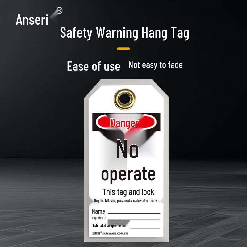 AccuPro Industrial Lockout Tagout Safety Tag
