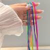 Rainbow Braided Headband & Hair Tie for Women and Children