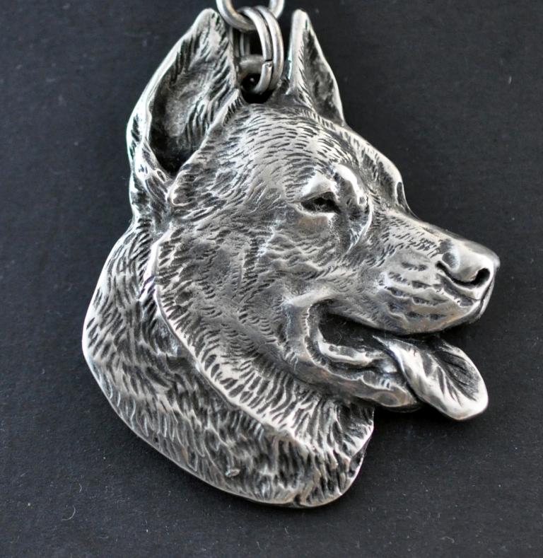 Berger De Beauce, Beauceron, Beauce Sheep Dog - Dog Necklace In Gift Box, Silver-plated Locket for Dog Fan, Striking Pendant by Art-Dog Brand
