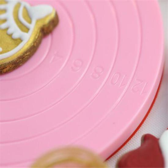 Turntable Small Cake Revolving Decor Stand Platform Rotating Baking Tools