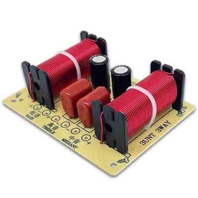 3 Way Speaker Crossover Circuit Treble Midrange Bass Module Frequency Divider Home Loudspeaker Filter Refit Accessory
