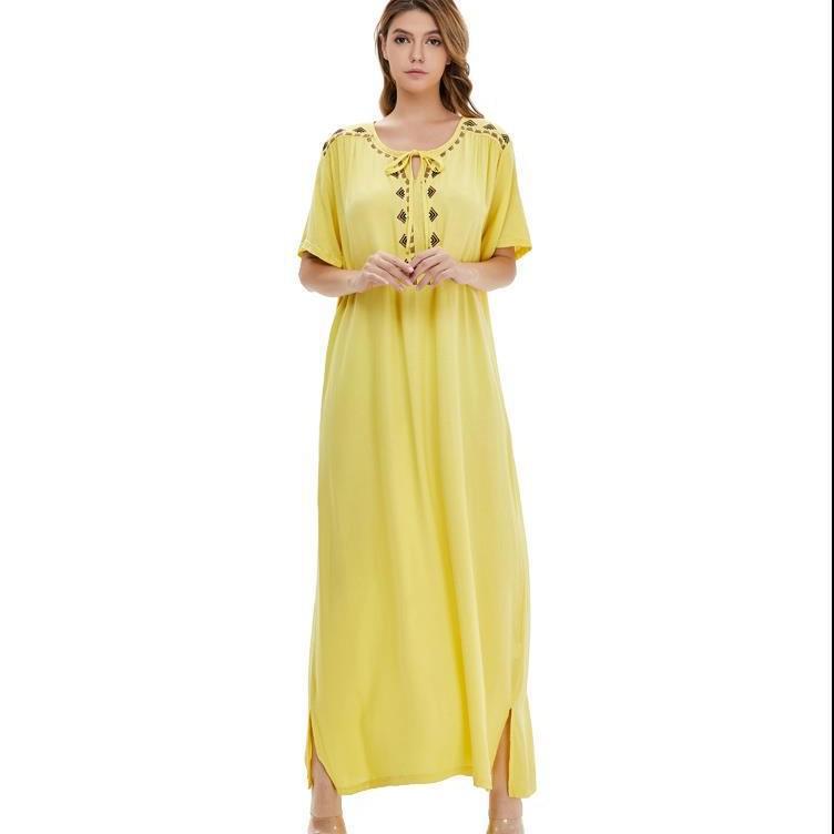 Dubai Middle East Ladies Long Abaya Dress