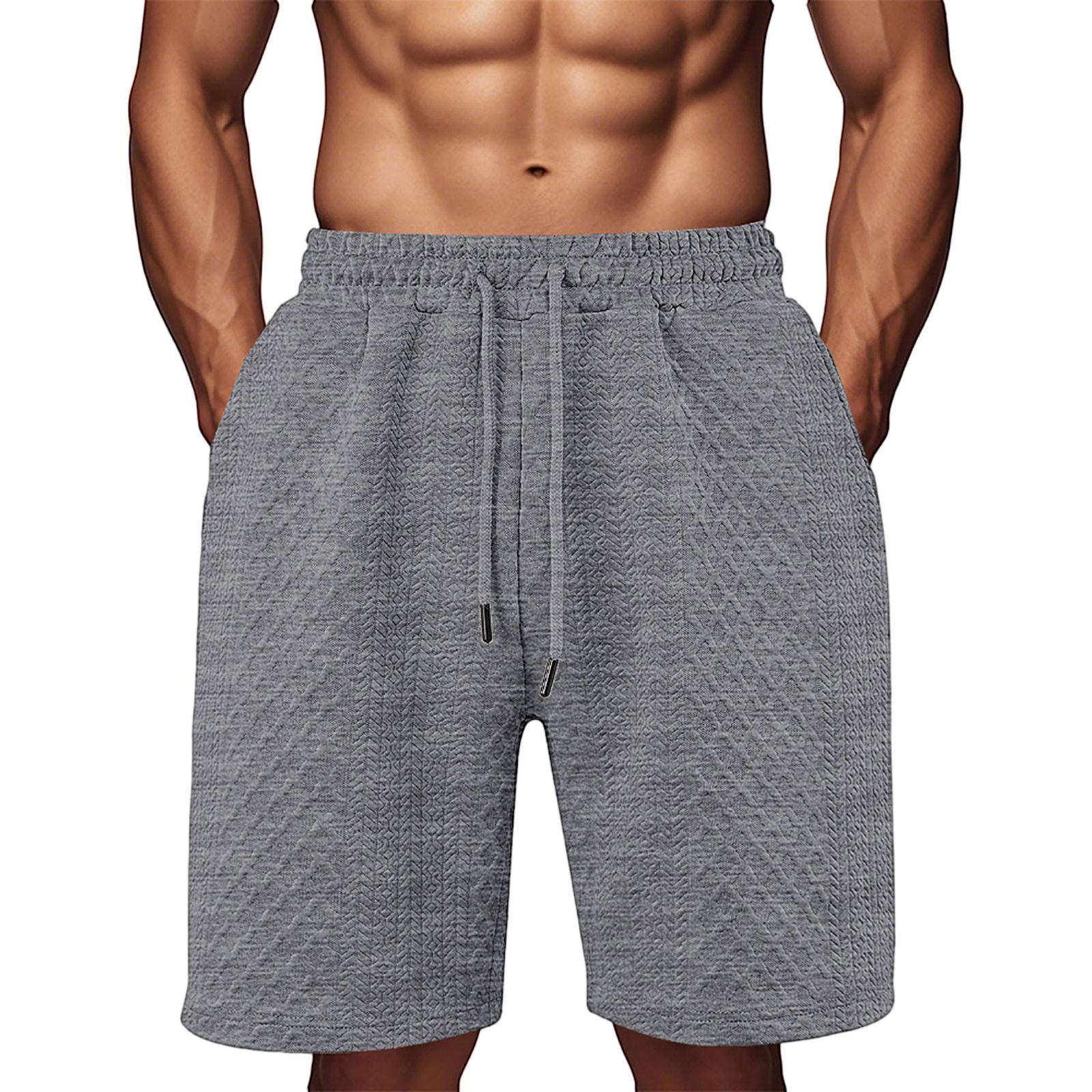 

Men S Straight Work Pants Fashionable And Casual Drawstring Shorts S