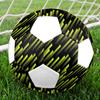 1pc Neon Diagonal Lightweight PVC Training Soccer Ball, Size 5, Suitable for Indoor and Outdoor TrainingGift y60355