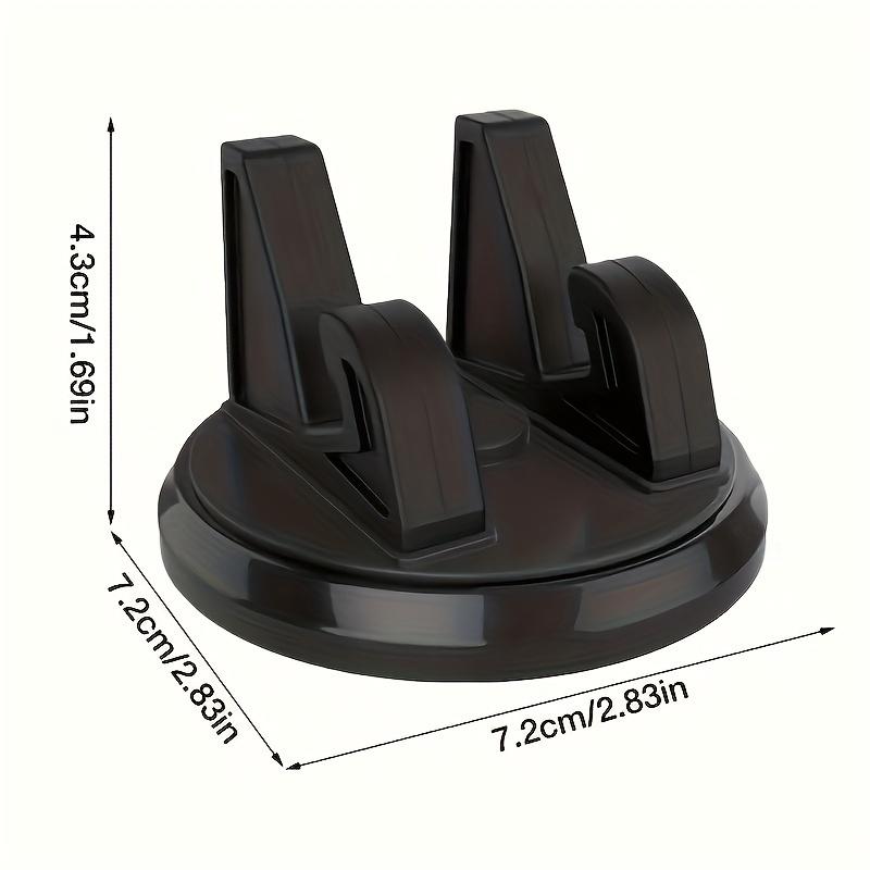 Supporto per Cruscotto Rotante a 360°, Supporto Antiscivolo per Telefono, Accessorio per Navigatore GPS per Auto, Supporto Regolabile per Auto per Dispositivi Elettronici, Supporto per Auto