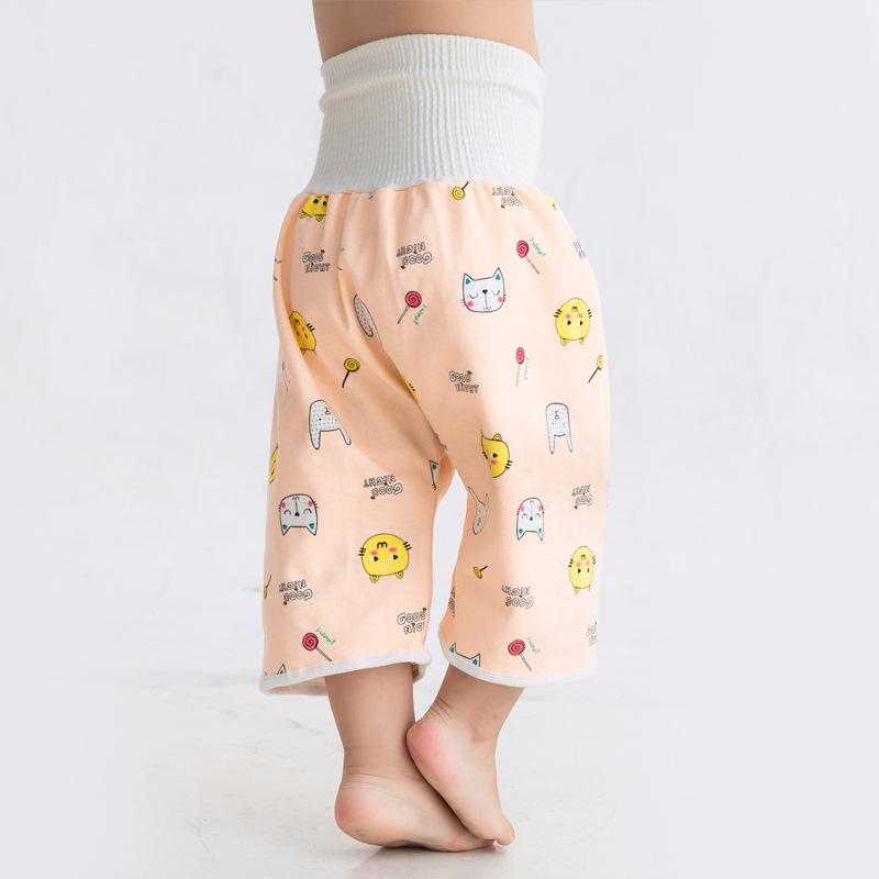 Baby Waterproof Diaper Pants for Potty Training Baby Comfy Diaper Short for Boys and Girls Sleeping Bedclothes Night Time