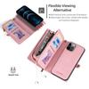 Wallet PU Leather Phone Case Cover For iPhone 16 15 Pro Max iPhone 16 15 Plus with Card Slots Zipper Wallet Design Phone Cover