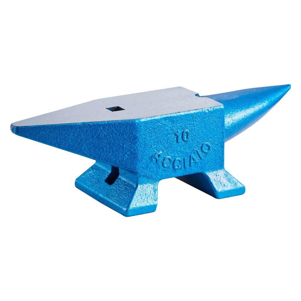 VEVOR Single Horn Anvil 22Lbs Steel Anvil Blacksmith for Sale Forge Steel Tools with Round and Square Hole and Equipment Anvil Rugged Blacksmith