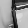 2pcs Car Door Sealing Strips Rubber Trim for B Pillar Gap Cover Universal Wind Noise Reducer